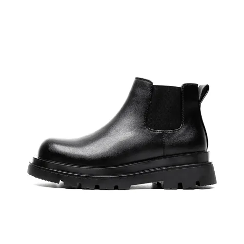 Beidouniao Ботильоны 4,5 см Мужской Черный