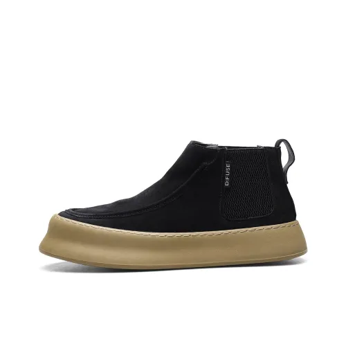D Fuse SCANDINAVIA Мужская обувь Короткий Челси Мужской Черный