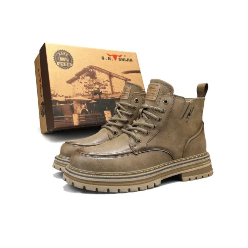 G.N.SHIJIA Коробка Короткий Мартин Boot 5CM Мужской