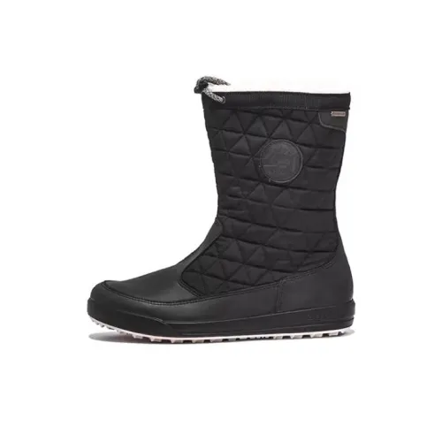 Lowa Термический Устойчивый к истиранию Амортизация Короткие Снежные Ботинки Женские Черные