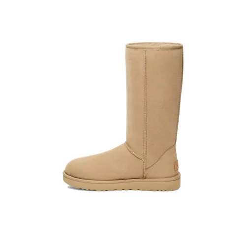 UGG Высокие Снежные Ботинки Женские Светло-Коричневые