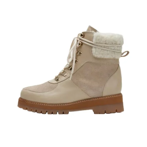 FLATTERED Короткие сноубутсы женские светло-коричневый