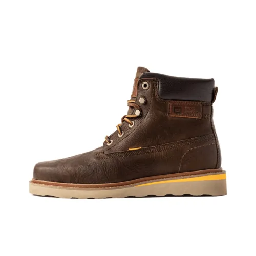 CAT Jackson HI Термический Износостойкий Увеличивающий Высоту Противоскользящий Короткий Аутдор Мужской Коричневый