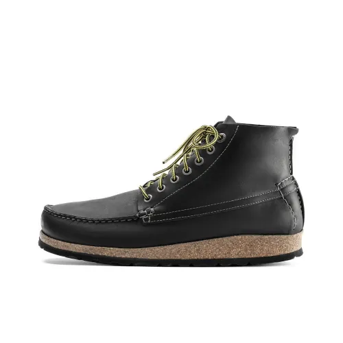 Ботильоны Birkenstock унисекс черные узкая версия