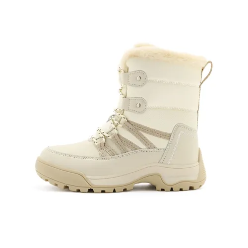 UBZ Термические Амортизирующие Кроссовки для Сноубординга Женские Цвет Слоновая Кость