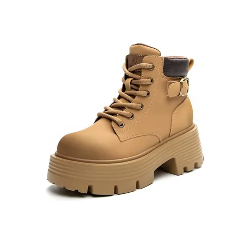 The Mystery Of Glamour Короткий Мартин Boot 6 см Женские Желтый