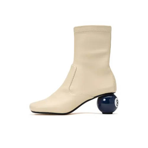 MIHARA YASUHIRO Модные ботильоны женские светлый умбра