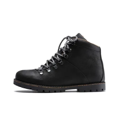 Birkenstock Короткий MID Голень Мартин Boot Унисекс Черный стандартный