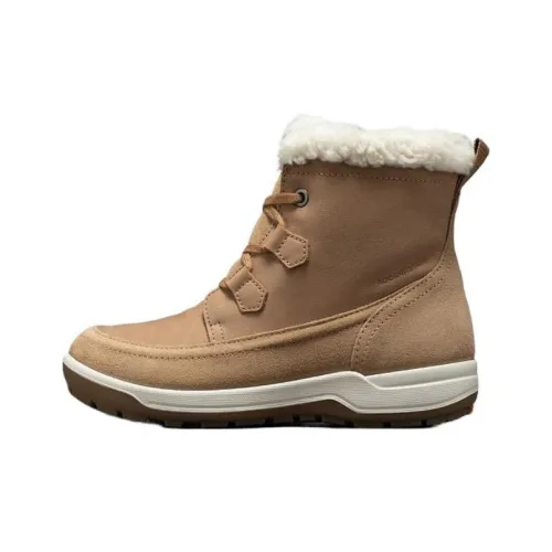 Ecco Trail Lite Модель Термические Короткие Ботильоны Женские Нюдовый