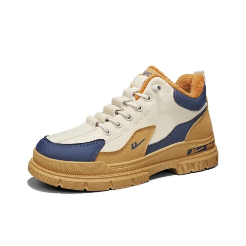 Warrior Сноубутсы Бежево-желтый Темно-синий Мужской