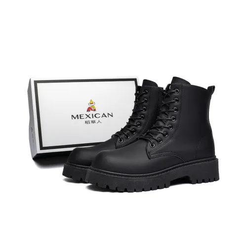 MEXICAN Короткий Мартин Ботинок Унисекс Черная Коробка