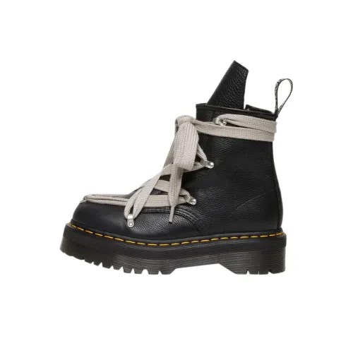 RICK OWENS совместный бренд x Dr.Martens Мартин Ботинок Унисекс Черный