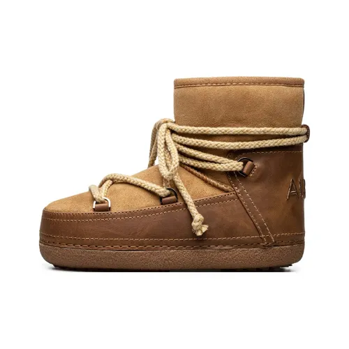 AU MU Водонепроницаемый и Устойчивый к Износу Покрытие Ботинки для Снега Женские 16 см