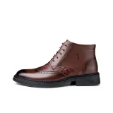 Коричневый с флисовой подкладкой