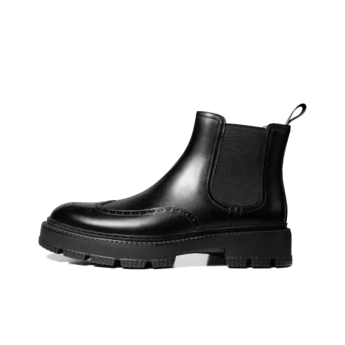 THOM WILLS Короткий Челси Мужской Черный