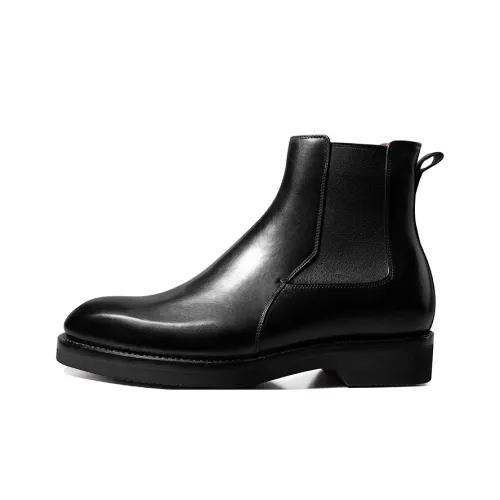 THOM WILLS Короткий Челси Мужской Черный