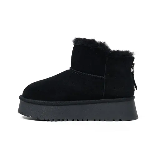 PT'SON Термостойкая короткая сноуботинка с устойчивым покрытием 4,8 см женская