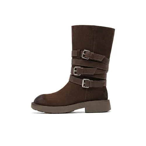 EBLAN Ботильоны Женские Коричневый