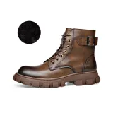 Коричневый, утепленный