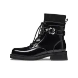 Чёрная коровья кожа / Чёрная ткань