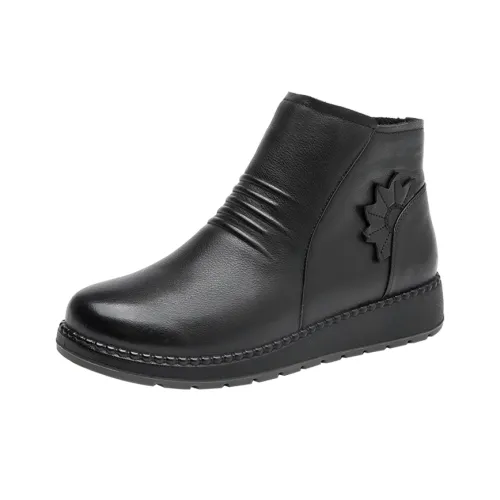 AOKANG Ботильоны 3 см Женские Черные