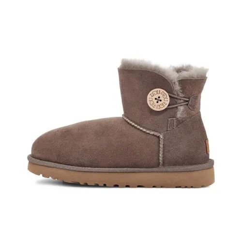 UGG Bailey Button II Короткий Снегокат Женские Earth Умбра