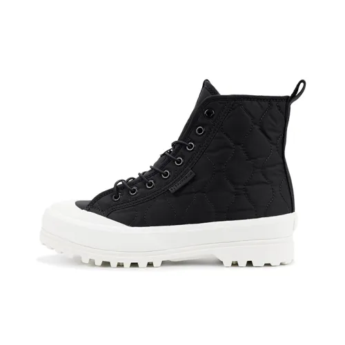 SUPERGA Короткий Мартин Ботинок Женские Черный