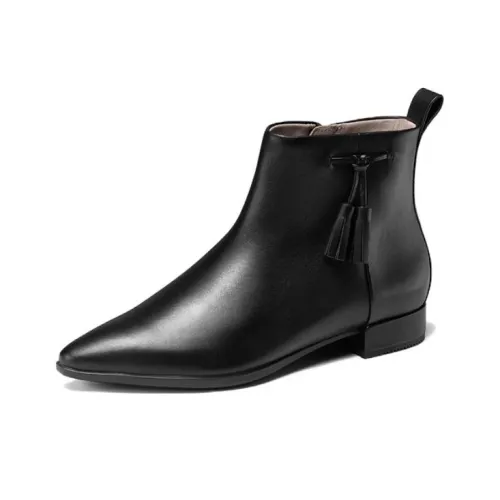 Ecco Короткий Челси 2 см Женские Черный