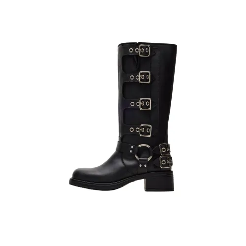 STEVE MADDEN Колено Высокие сапоги 5 см Женские Черный