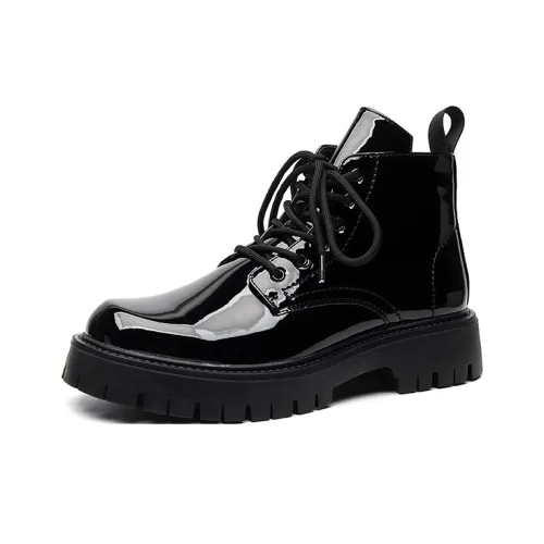 Product B Короткий Мартин Ботин Мужской Черный