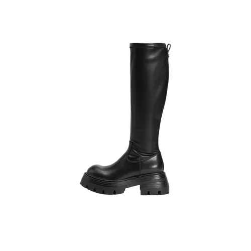 URBAN REVIVO Мартинсы Черные Женские