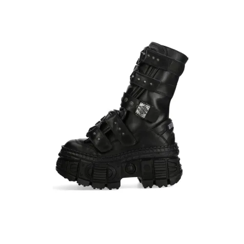 NEW ROCK Ботильоны 10 см Унисекс Черный