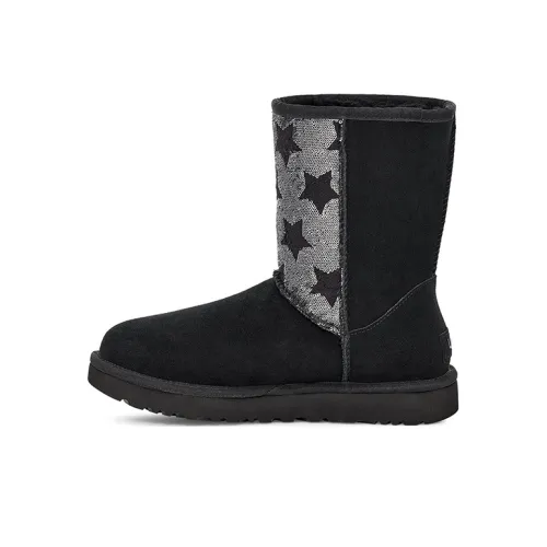 UGG CLASSIC SHORT Термический Crew Сноубутсы Женские Черные