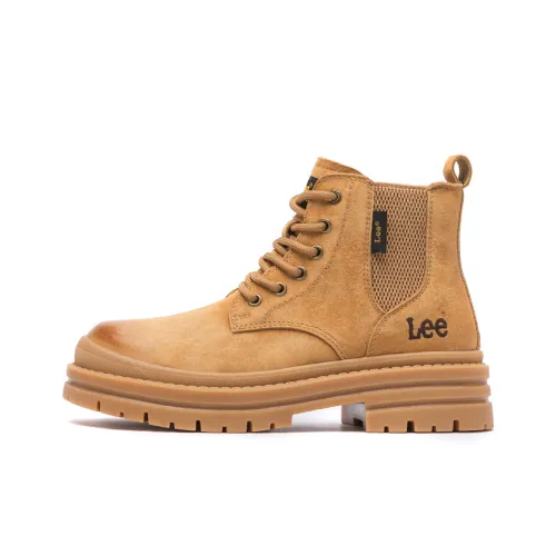 Lee Yellow Boots Короткий Мартин Boot Женские