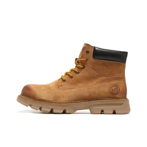 VICKI BROWN Джинсы Slip-resistant Короткий Мартин Boot Мужской Желтый