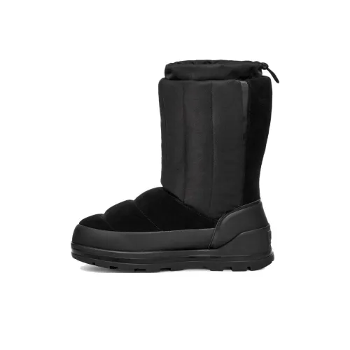 UGG противоскользящие термостойкие ботинки Crew для снега женские черные