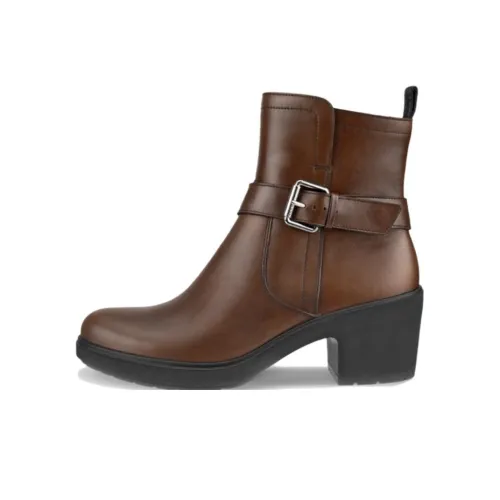 Ecco Metropole Zurich Ботильоны Женские Цвет Барвенный Глина