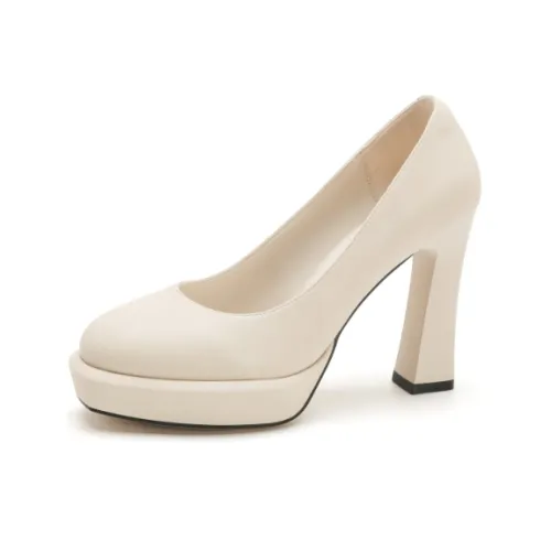 Zubumei Грубый каблук Высокие каблуки Женские