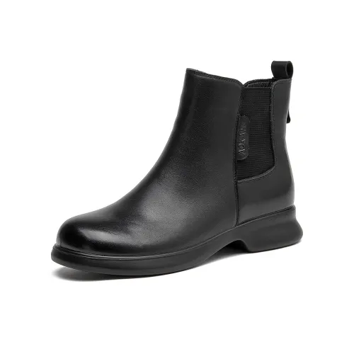 AOKANG Короткий Челси 3 см Женский Черный