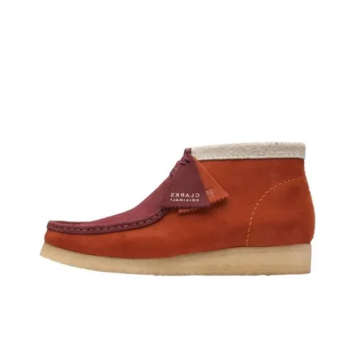 Clarks Ботильоны Темно-оранжевый Мужской