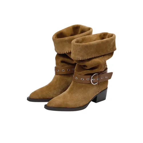 BREAD TREE SLOUCHY Ботинки 4,5 см Женские Какао-коричневый