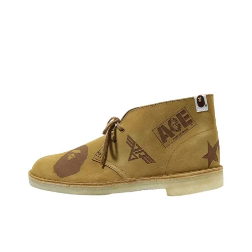 Clarks x A BATHING APE Ботильоны Мужские Светлый Умбра