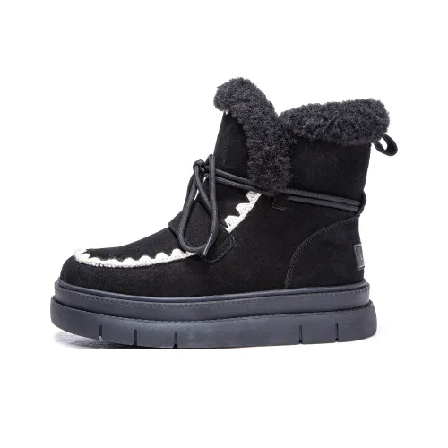 CAIHEE Термический Устойчивый к истиранию Противоскользящий Короткий Снегобут Унисекс Черный