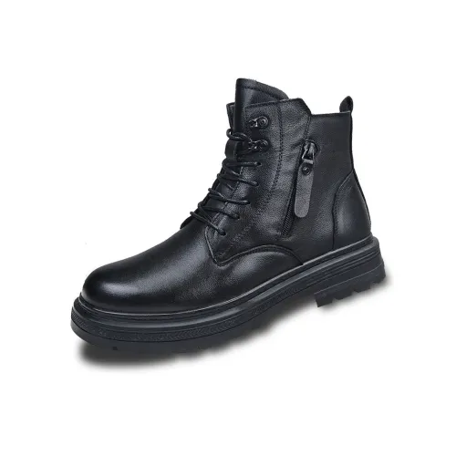 Cachiotti KAQIAODI Короткий MID Голень Мартин Ботинок Мужской Черный