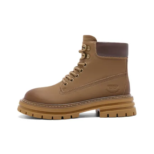 BELLE Martin Boot 4,5 см Женские Желтый Хаки