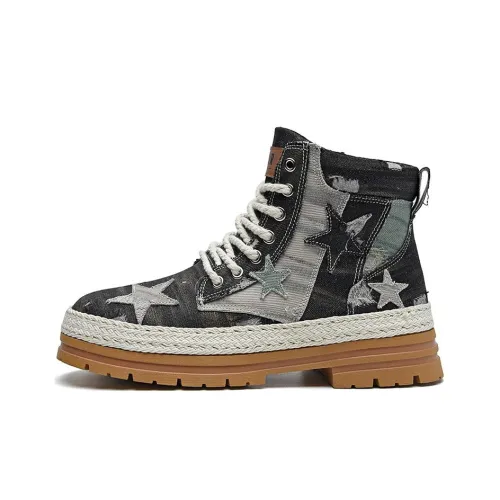 SEMIR Звезды Коллекция Короткий MID Голень Мартин Ботинок Мужской