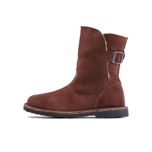 Ботильоны Birkenstock Женские Кофейного цвета Узкая версия