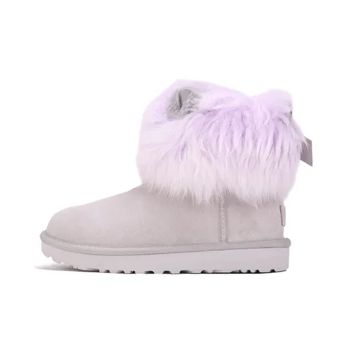UGG Waizey Классический Mimi Термический Устойчивый к Износу Короткие Снежные Ботинки Женские Фиолетовые