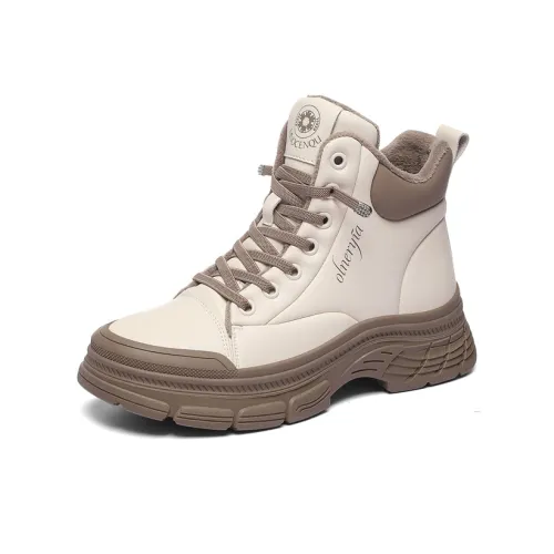 Golden Silk Rabbit Martin Boot Женские