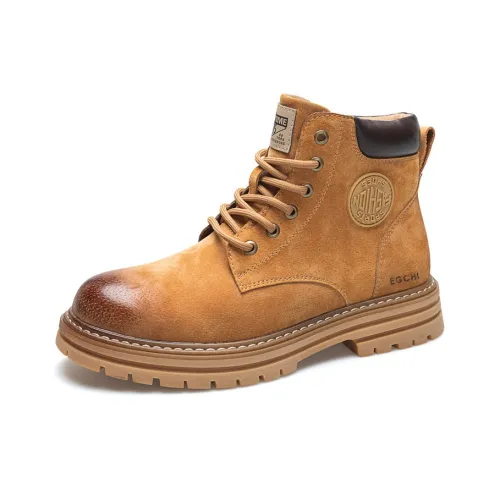 EGCHI Crew Martin Boot Мужской Желтый